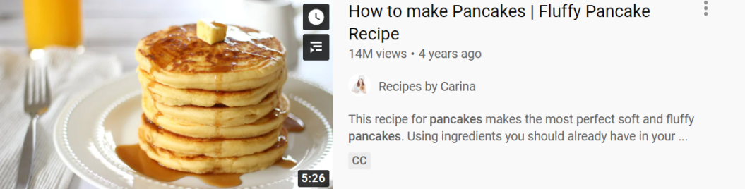how to make pancakes video title youtube