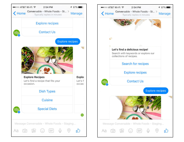 chat box interactive lead generation example