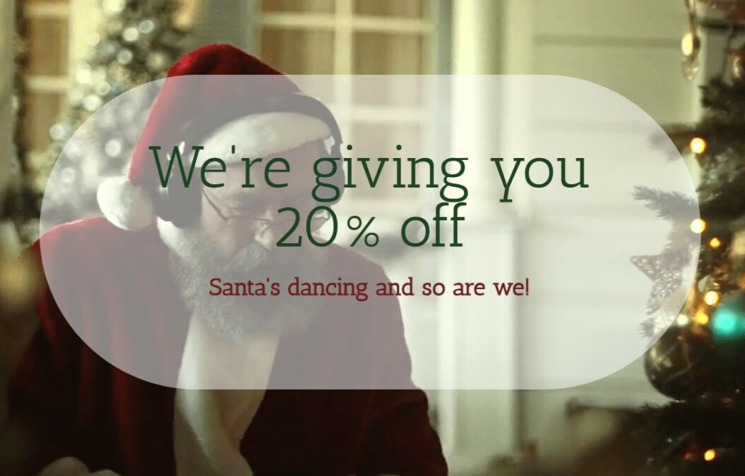 an image of Uscreen's sample landing page